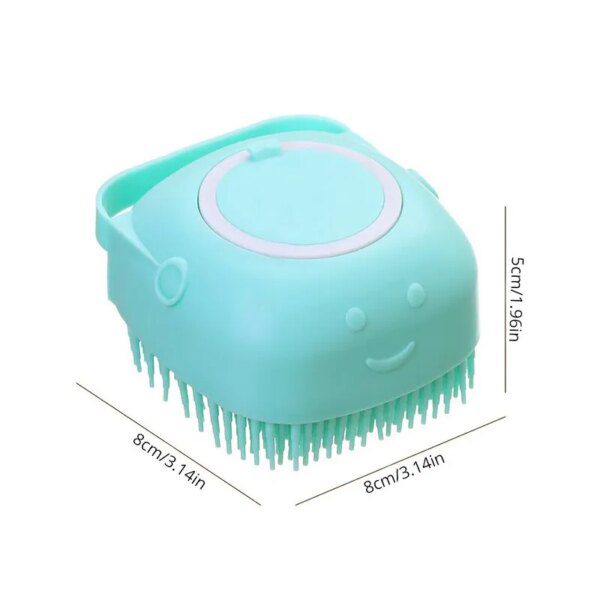 56194-ox5gt4.jpg Soft Silicone Pet Bath Brush: Grooming & Cleaning Tool