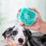 Soft Silicone Pet Bath Brush: Grooming & Cleaning Tool