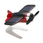 Creative Solar Airplane Car Decoration: Gift for Enthusiasts