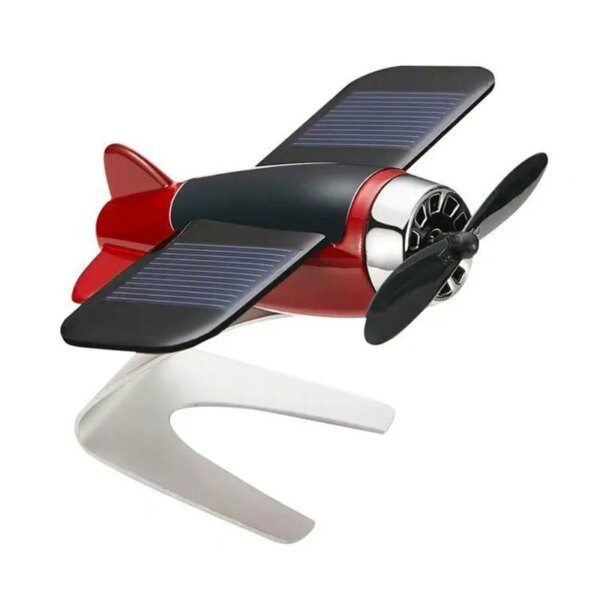 56400-ulewqq.jpg Creative Solar Airplane Car Decoration: Gift for Enthusiasts