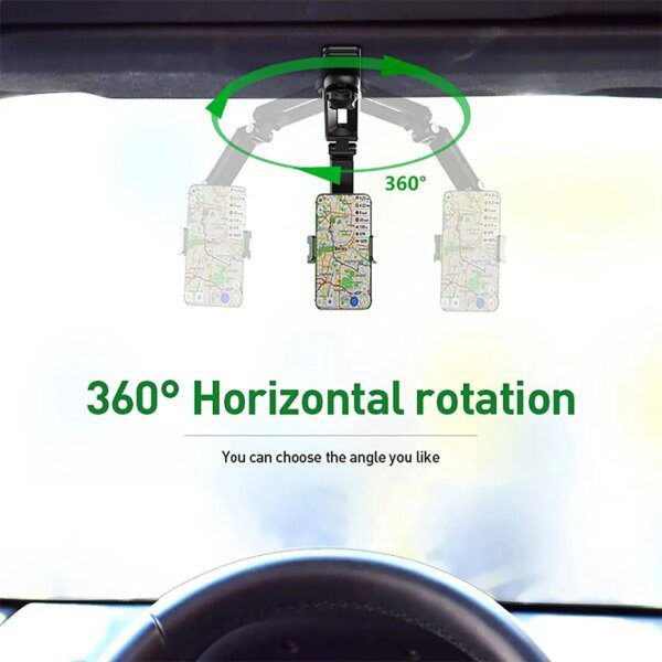 56470-3vbcan.jpg Multifunctional Sun Visor Car Phone Holder: 360° Rotating