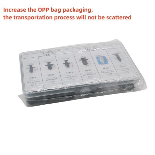 100pcs Auto Fastener Clip Kit: Car Body Retainer Pins
