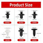100pcs Auto Fastener Clip Kit: Car Body Retainer Pins