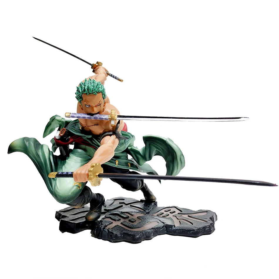 18CM One Piece Luffy & Roronoa Zoro Figure Set: PVC Anime PVC Action Collection