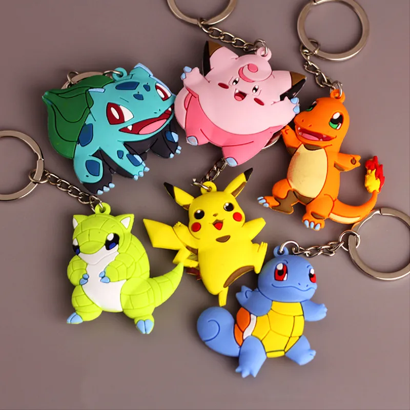 Pokemon Pikachu & Friends Keychain: Anime Fashion Accessory