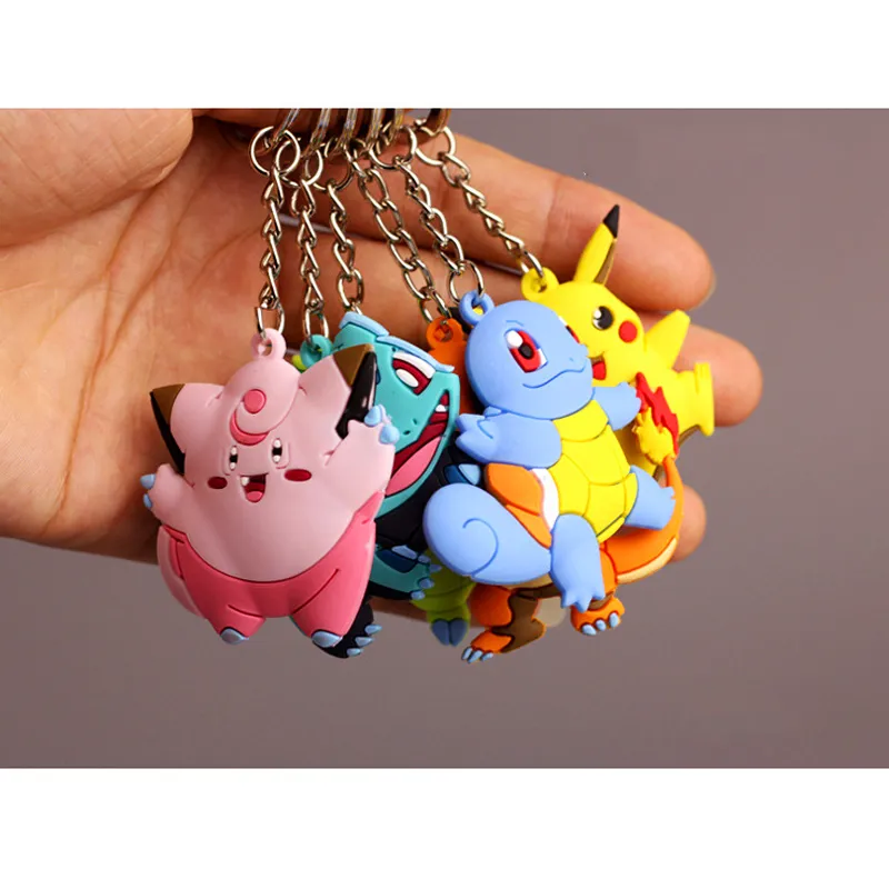 Pokemon Pikachu & Friends Keychain: Anime Fashion Accessory