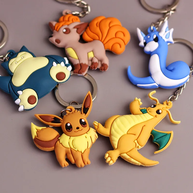 Pokemon Pikachu & Friends Keychain: Anime Fashion Accessory