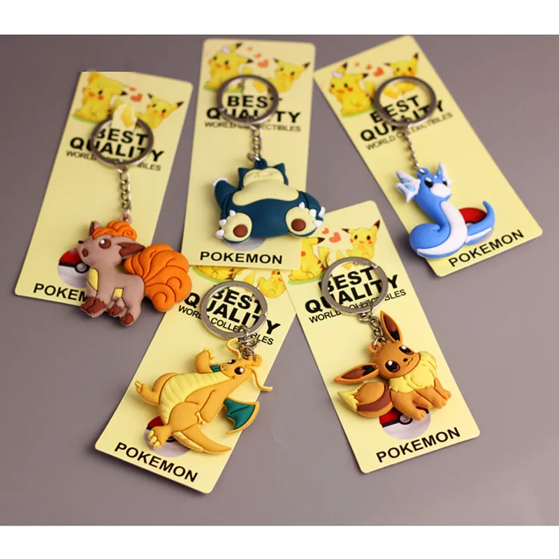 Pokemon Pikachu & Friends Keychain: Anime Fashion Accessory