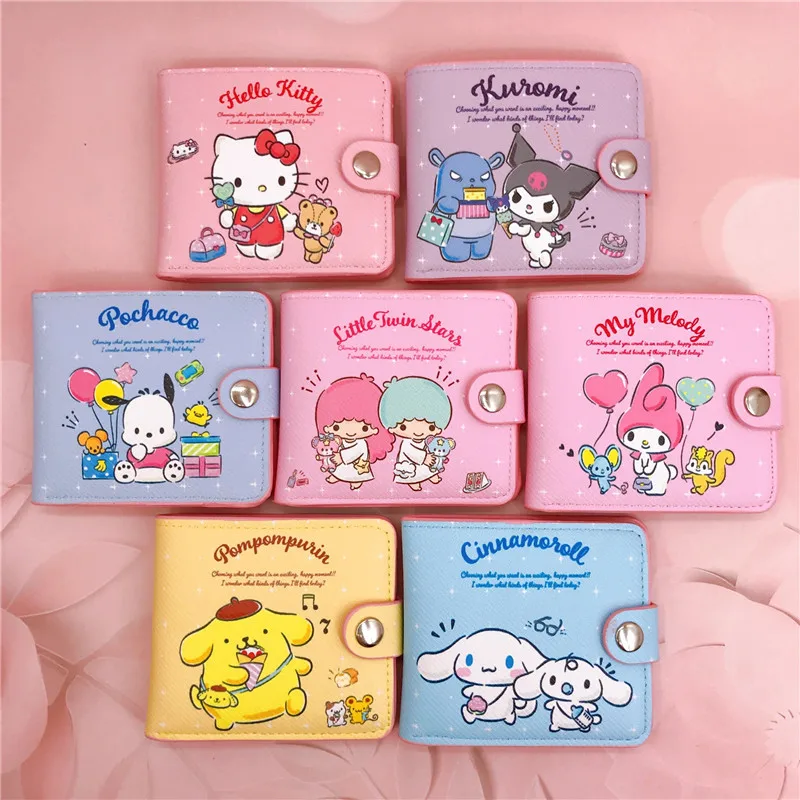 Sanrio Kawaii Coin Purse: Hello Kitty, Cinnamoroll, My Melody