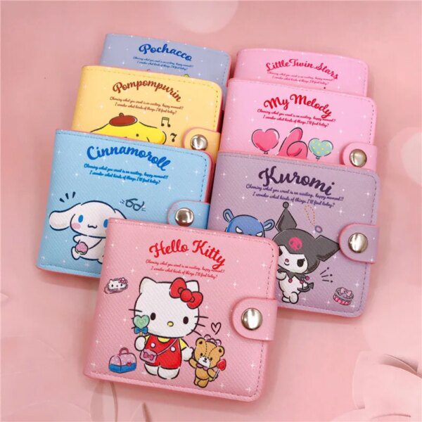 56746-yf3pos.jpg Sanrio Kawaii Coin Purse: Hello Kitty, Cinnamoroll, My Melody