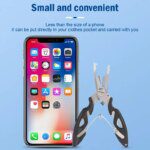 Multifunctional Fishing Pliers: Curved Mouth, Cutting Lines