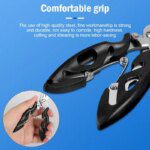 Multifunctional Fishing Pliers: Curved Mouth, Cutting Lines