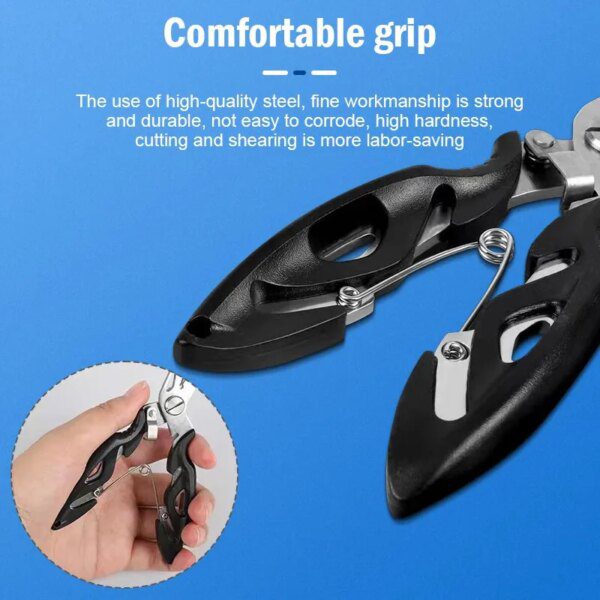 56796-wzekl9.jpg Multifunctional Fishing Pliers: Curved Mouth, Cutting Lines