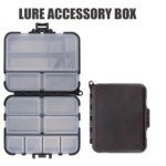 Portable Double-Sided Fishing Tackle Box: Bait Storage