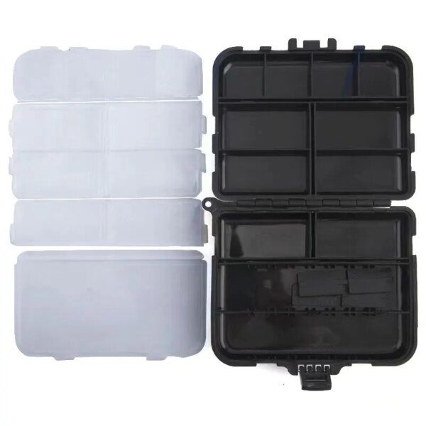 56829-zmhcvz.jpg Portable Double-Sided Fishing Tackle Box: Bait Storage