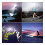 Induction Headlamp: USB Rechargeable, 5 Lighting Modes