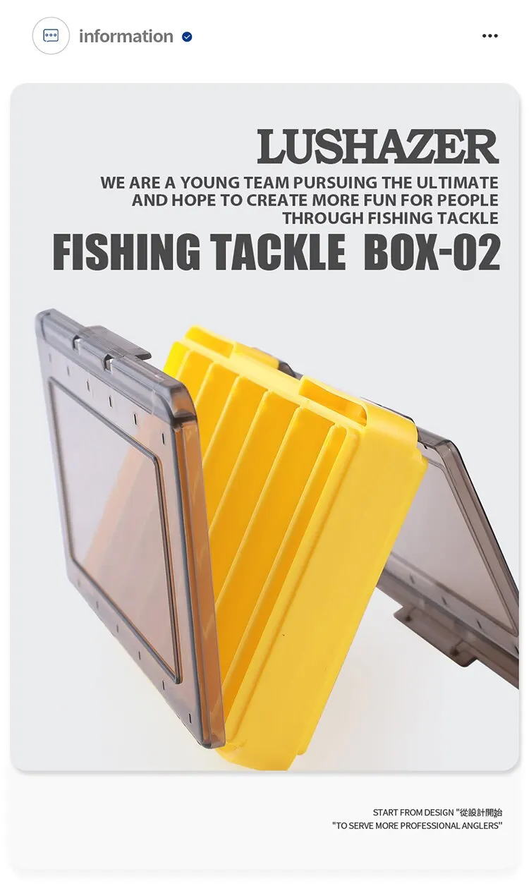 Outdoor Portable Fishing Box: Double-Sided, 12 Compartments