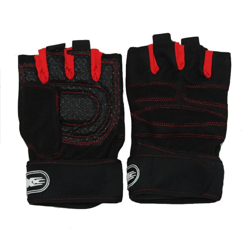 Half Finger Fitness Gloves: Non-Slip Wrist Guard for Exercise