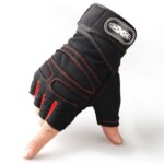 Half Finger Fitness Gloves: Non-Slip Wrist Guard for Exercise