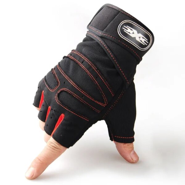 Half Finger Fitness Gloves: Non-Slip Wrist Guard for Exercise