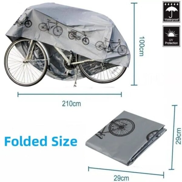 57319-hdza9q.jpg Waterproof Bicycle Cover: Protection for Outdoor Use