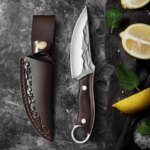 Handmade Forged Boning Knife: Ideal for Camping & Hunting