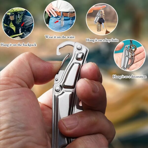 57426-fc2tp7.jpg Stainless Steel Folding Fruit Knife: Non-Slip Handle