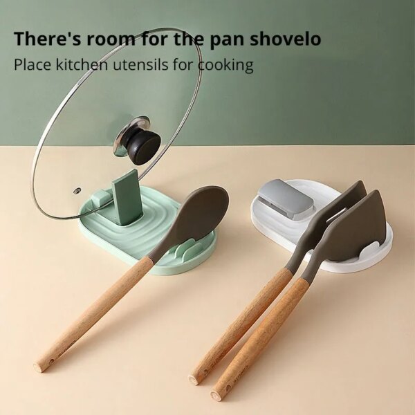 57498-2q2n7m.jpg Silicone Nordic Style Pot Lid Shovel Storage Rack: Non-Slip