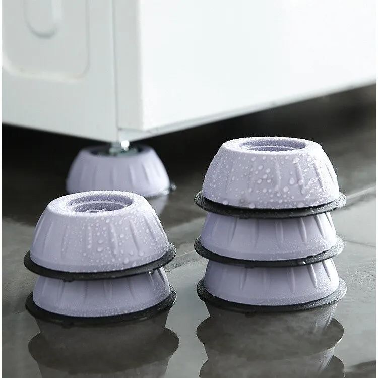 4pcs Rubber Anti-Vibration Feet Pads: Universal Dampers