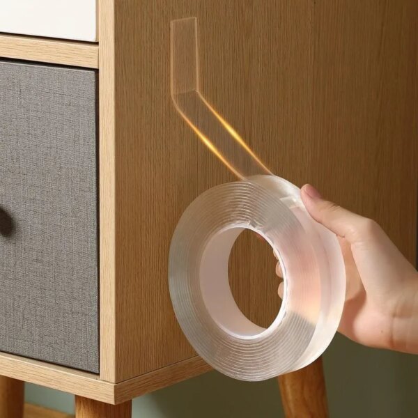 57549-gtldys.jpg Nano Waterproof Transparent Double-Sided Adhesive: Reusable