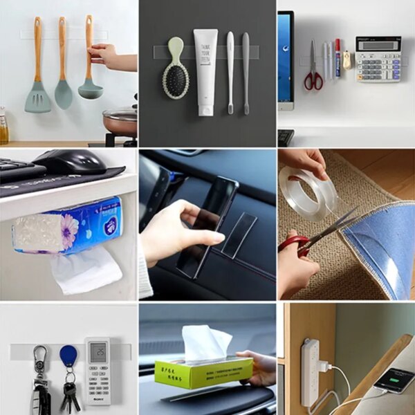 57549-qjkd6f.jpg Nano Waterproof Transparent Double-Sided Adhesive: Reusable