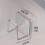 304 Stainless Steel Sink Shelf: Adhesive Storage Organizer