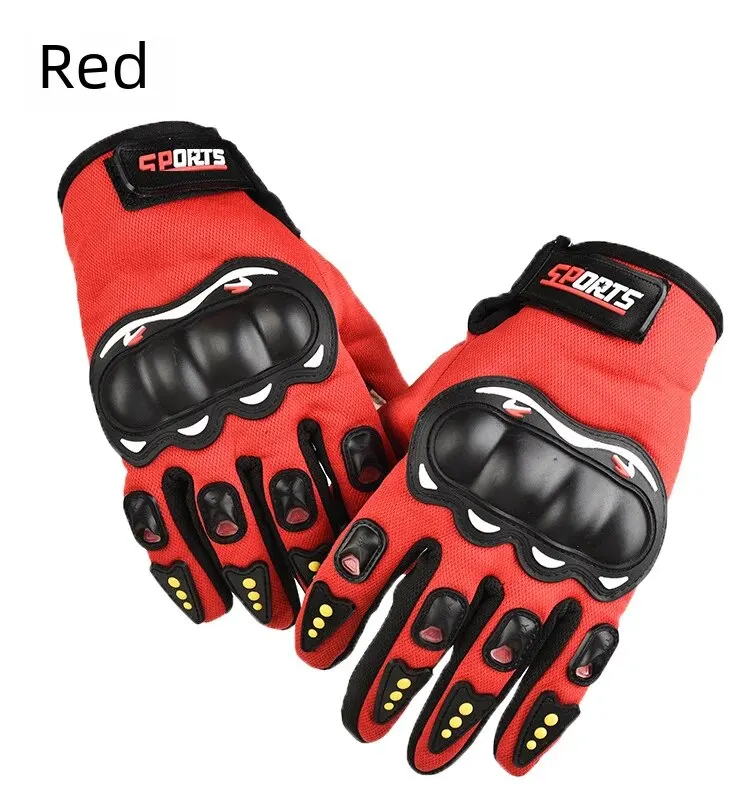 Full-Finger Motorcycle Gloves: Touch Screen, Outdoor Protection