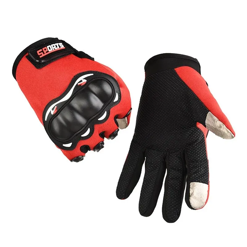 Full-Finger Motorcycle Gloves: Touch Screen, Outdoor Protection