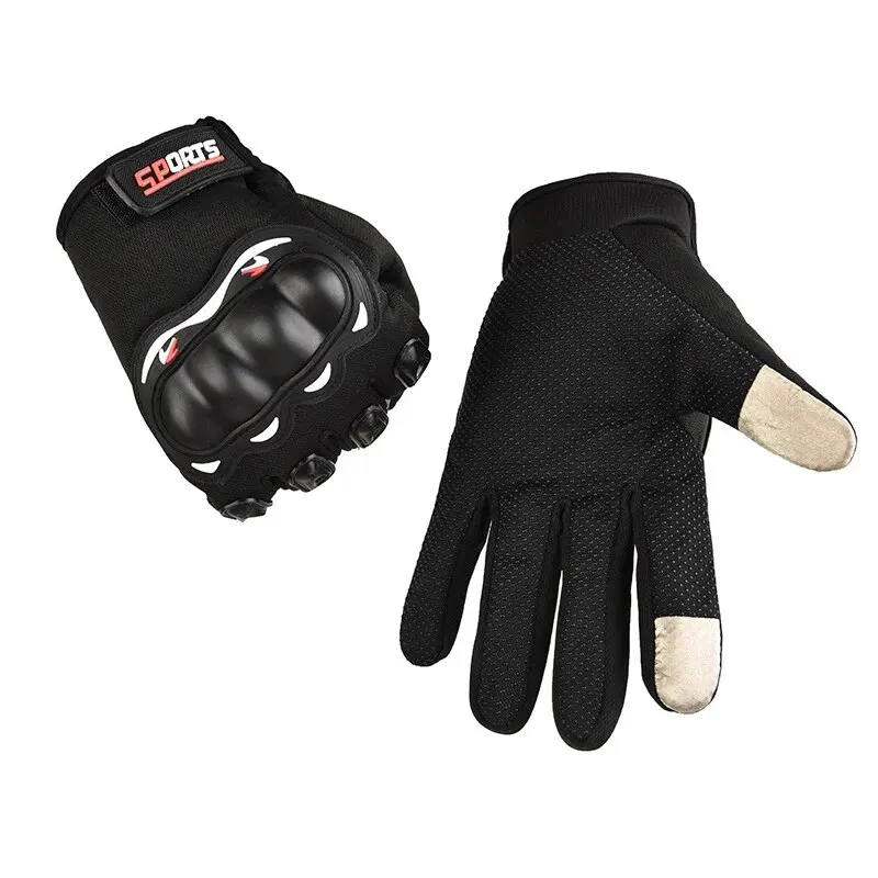 Full-Finger Motorcycle Gloves: Touch Screen, Outdoor Protection