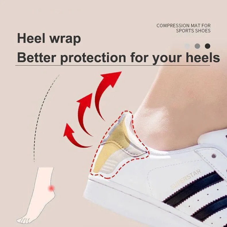 Anti-Wear Heel Insoles: Cushion Pads for Shoes, 1 Pair