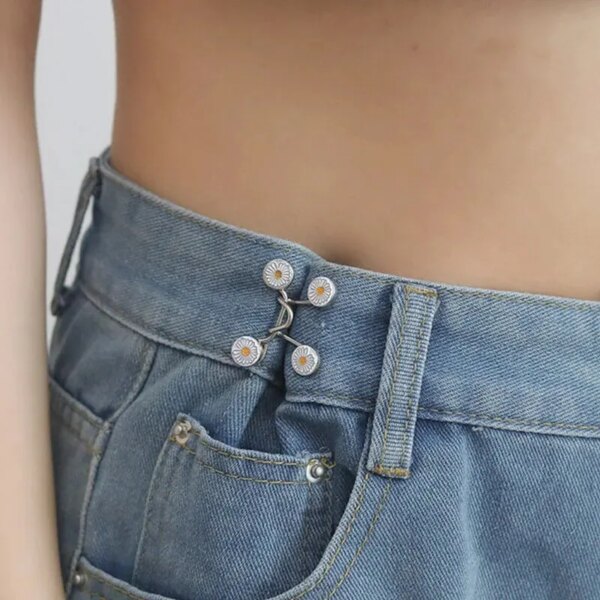 Adjustable Waist Brooch Set: Skirt & Pants Tightener