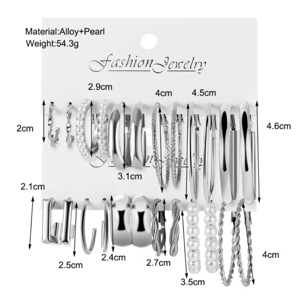 58041-o8gczf.jpg 12pcs Vintage Style Alloy Earrings Set: Geometric & Fake-Pearl