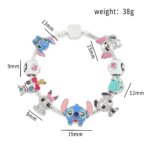 Disney Lilo and Stitch Charm Bracelet: Best friend Gift for Women & Kids