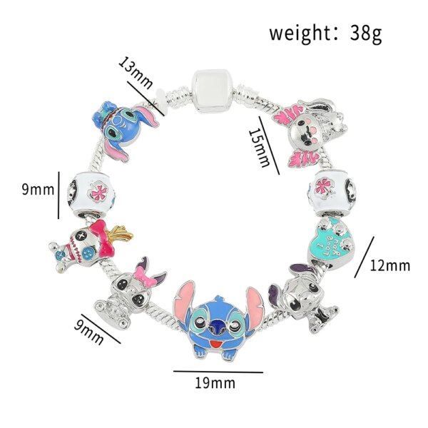 58160-yhqfao.jpg Disney Lilo and Stitch Charm Bracelet: Best friend Gift for Women & Kids