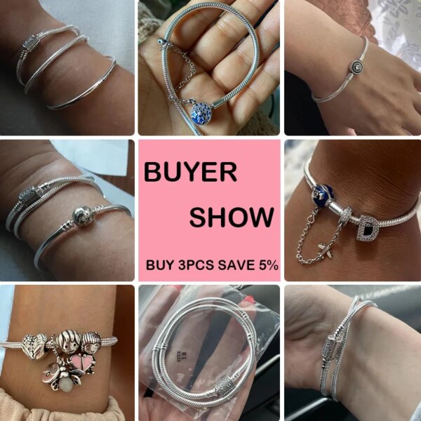 58293-u0yswa.jpg Original 925 Silver Bracelet: Star, Moon, Sun, Four Leaf Clover