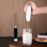 Electric Milk Frother: Coffee Cappuccino Creamer Mixer