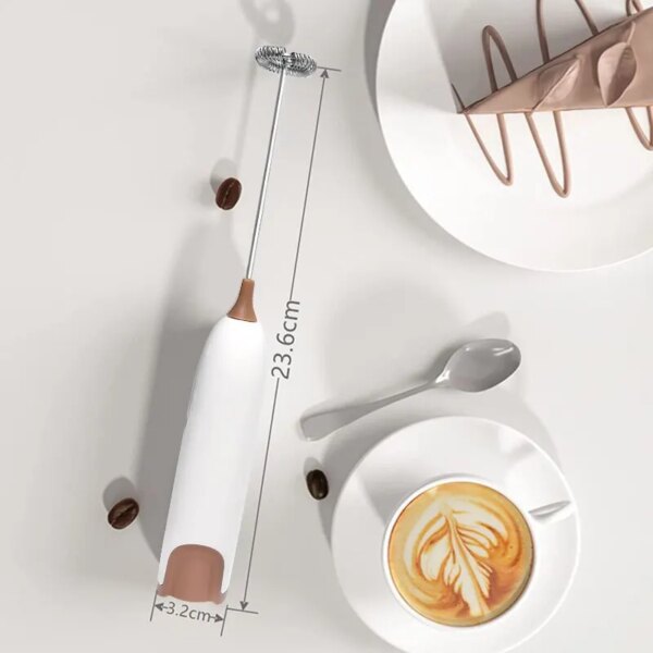 58851-noywao.jpg Electric Milk Frother: Coffee Cappuccino Creamer Mixer