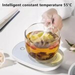 Smart Thermostatic Heating Coaster: USB Milk Coffee Hot Water Warmer