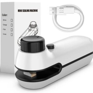 Rechargeable 2-in-1 Mini Heat Sealer