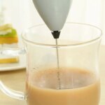 Wireless Electric Milk Frother: Coffee Whisk Mixer