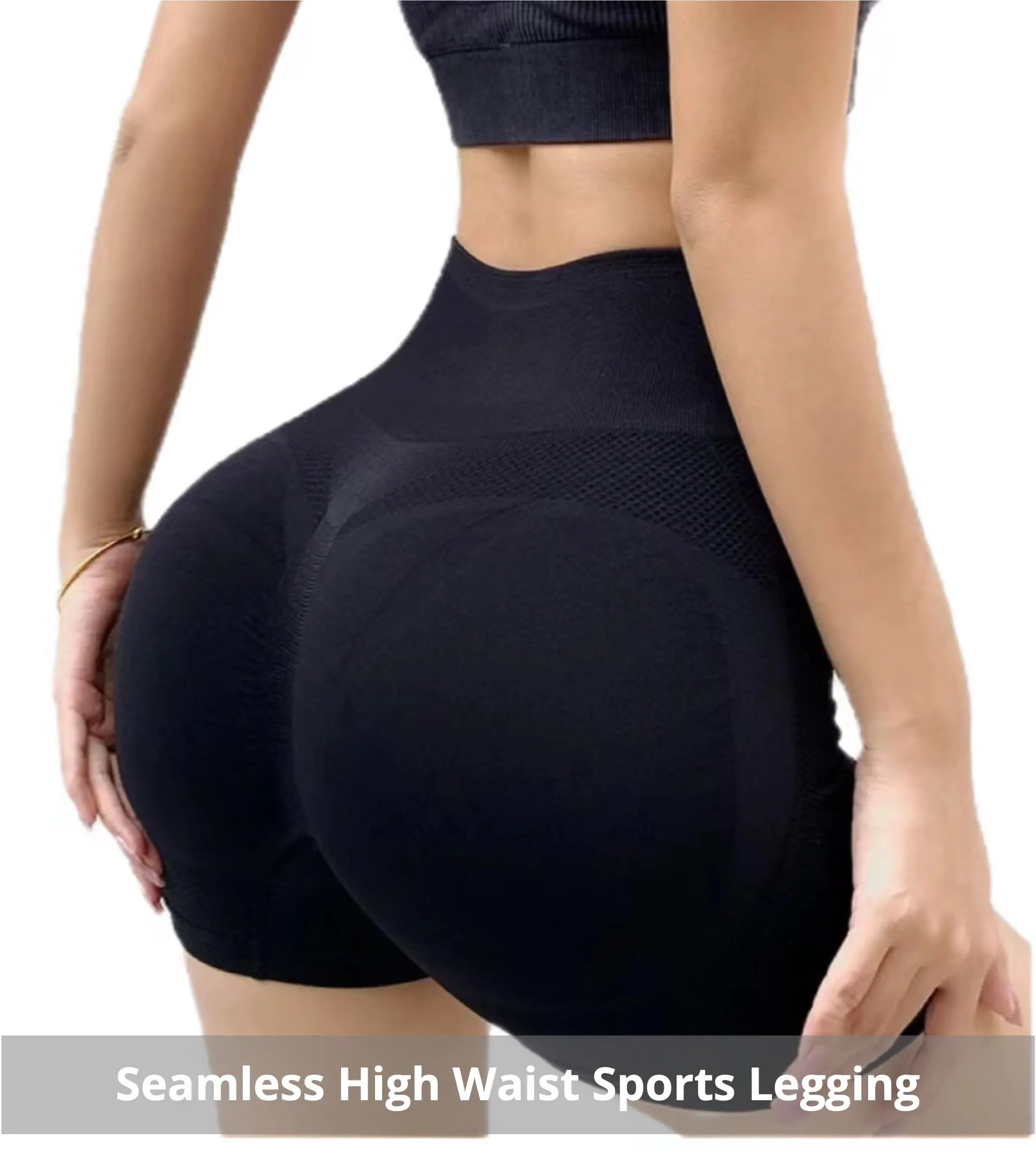 Women's Seamless High Waist Workout Leggings: Fitness Gym Wear