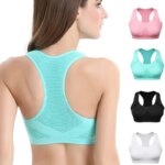 Breathable Shockproof Sports Bra: Gym Running Fitness Underwear