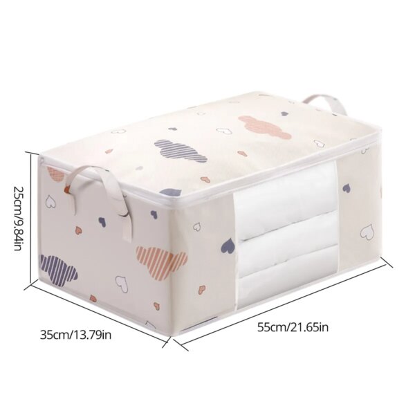59560-d5bbbx.jpg Large Capacity Clothes Storage Bag: Blankets Bedding Organizer
