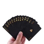 Black Gold Waterproof Playing Cards: Magic Poker Suit